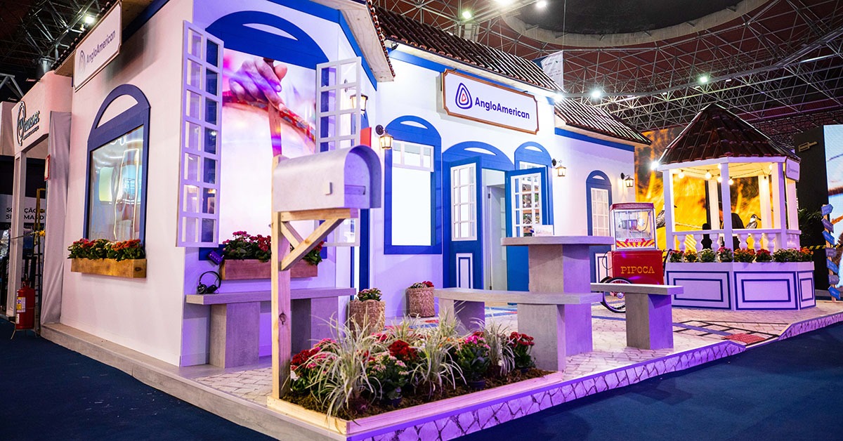 Estande da Anglo American é premiado na Exposibram 2024