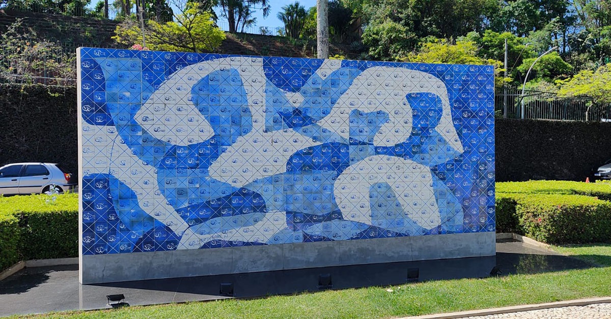 Restauração do painel ‘Peixes’ de Portinari está em andamento