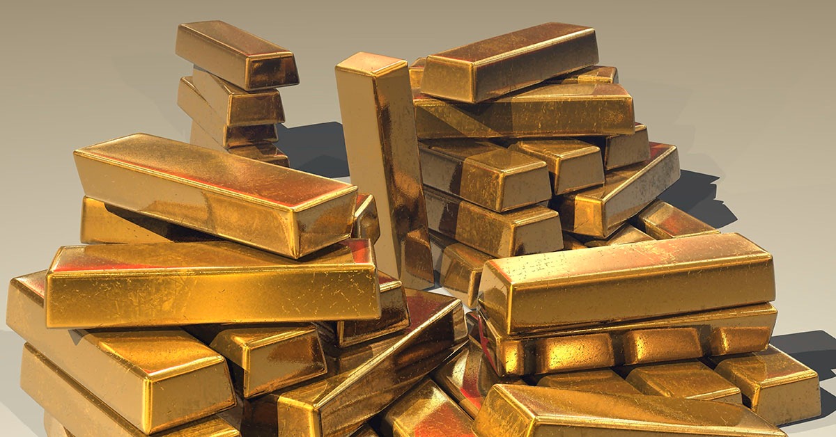 Ouro avança pela terceira vez seguida