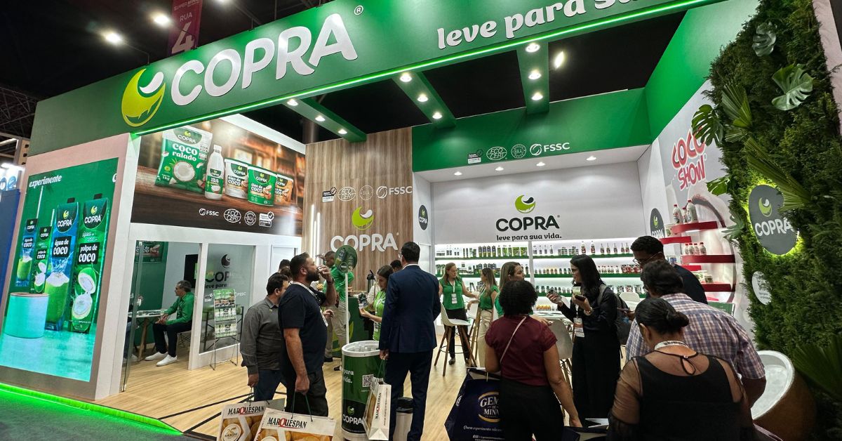 Copra Alimentos apresenta ‘nova água de coco’ e planeja expandir base de clientes na Superminas