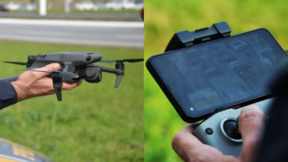 PRF começa a usar drones para multar motoristas em rodovias 