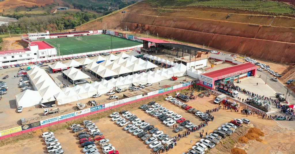 Estádio do Boston City Brasil em Manhuaçu, Minas Gerais.