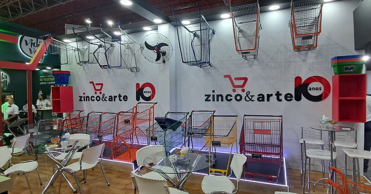 Zinco e Arte, fabricante mineira de carrinhos para supermercados, amplia em 20% produção e vendas
