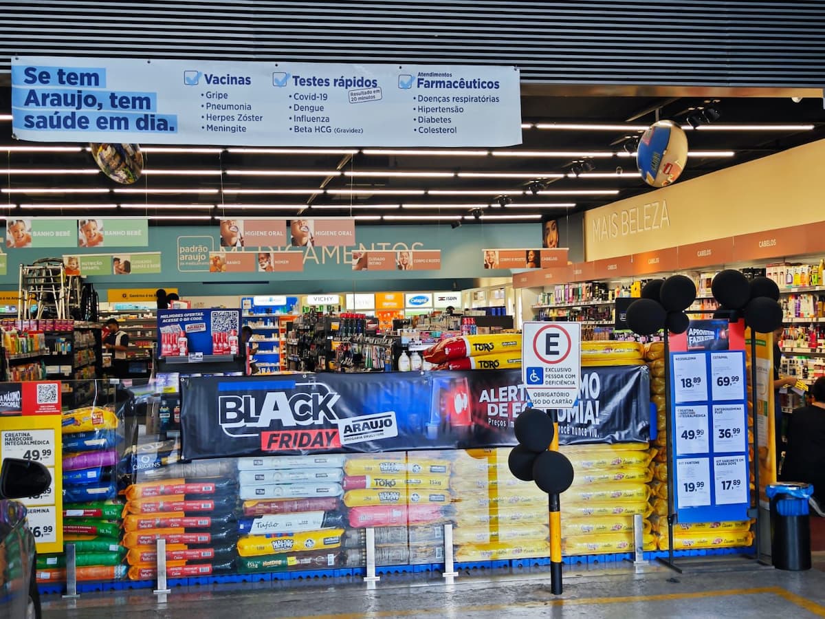 Drogaria Araujo tem descontos de até 60% na Black Friday; veja os itens mais procurados