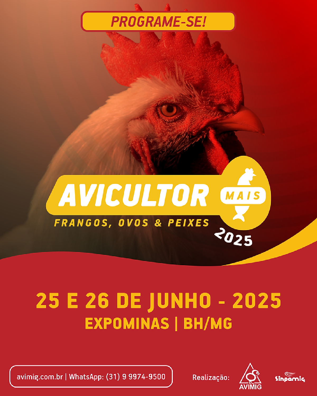 Avicultor Mais 2025 tem exposição e palestras em BH