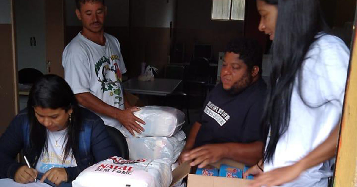 MM2032 fomenta campanha Natal Sem Fome em Minas Gerais