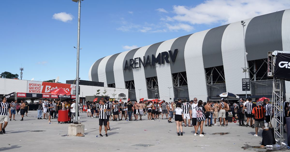 Arena MRV, do Atlético, é o estádio de Série A com menos bares e restaurantes no entorno