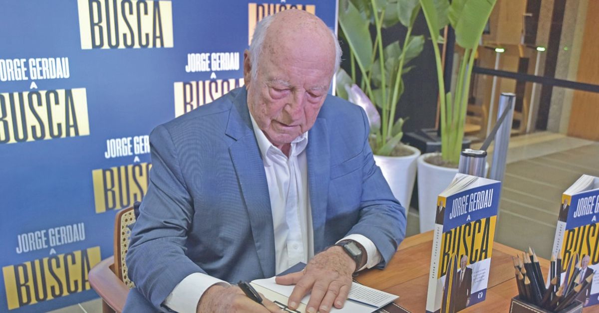 Jorge Gerdau lança livro com reflexões pessoais e profissionais