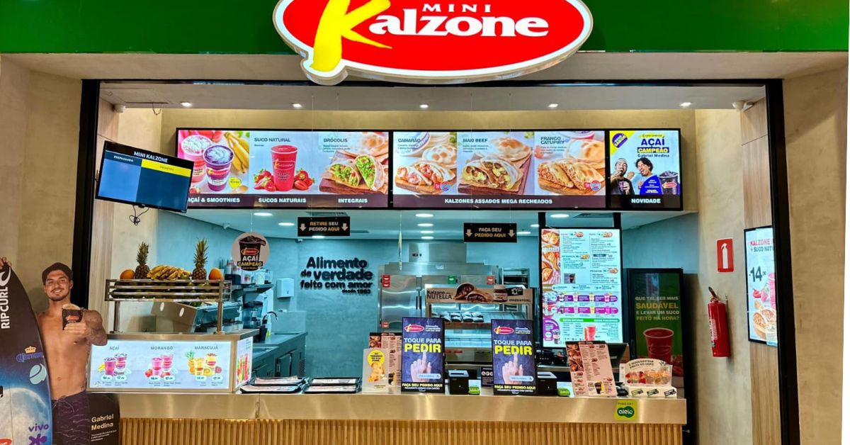 Rede Mini Kalzone chega a Belo Horizonte com unidade no BH Shopping