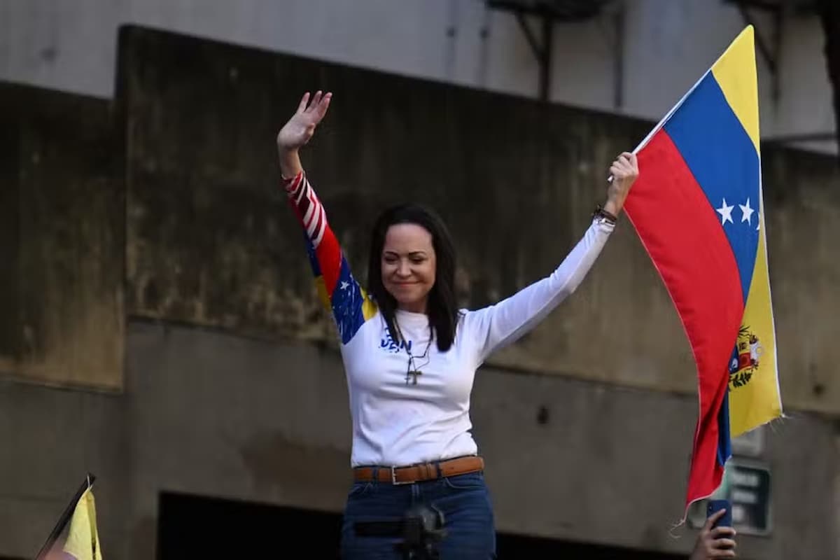 Venezuela: líder da oposição, Corina Machado é solta logo após ser detida