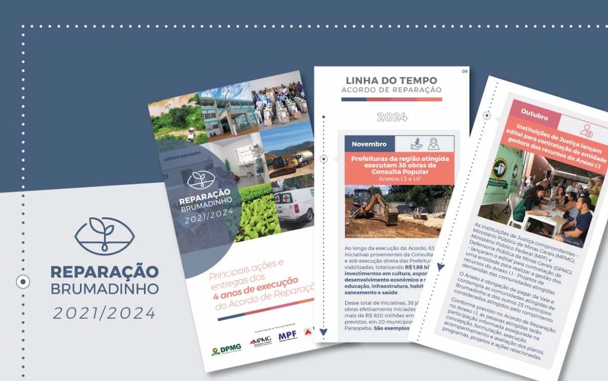 Governo de Minas apresenta ações realizadas em quase quatro anos de execução do Acordo Judicial de Brumadinho