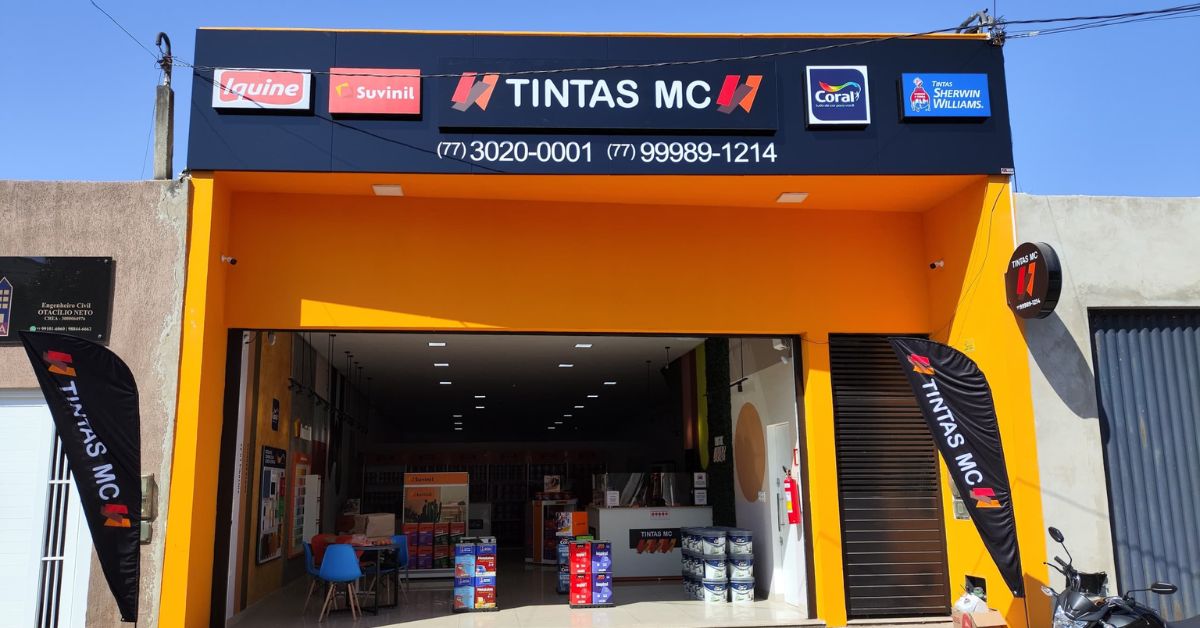 Rede Tintas MC deve inaugurar quatro lojas em Minas Gerais