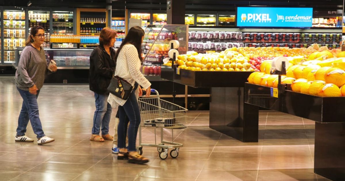 Consumo nos supermercados de Minas Gerais sobe 2,96% no primeiro quadrimestre
