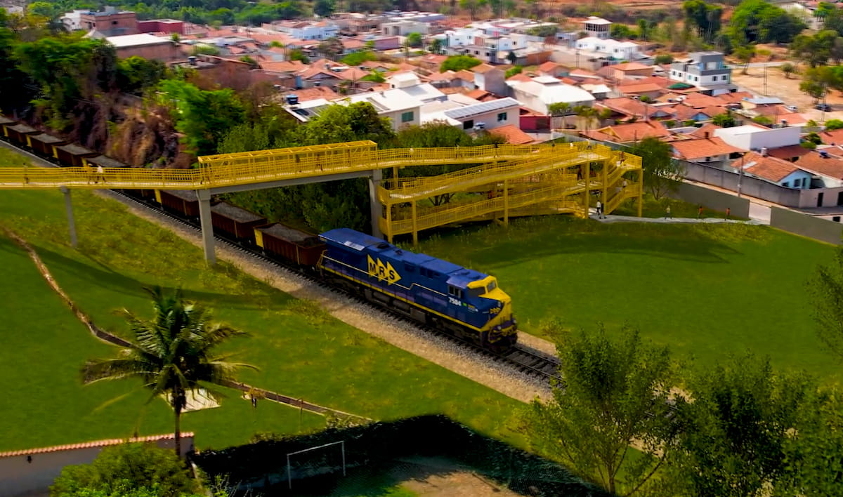 MRS Logística começa obra para construção de passarela em Sarzedo