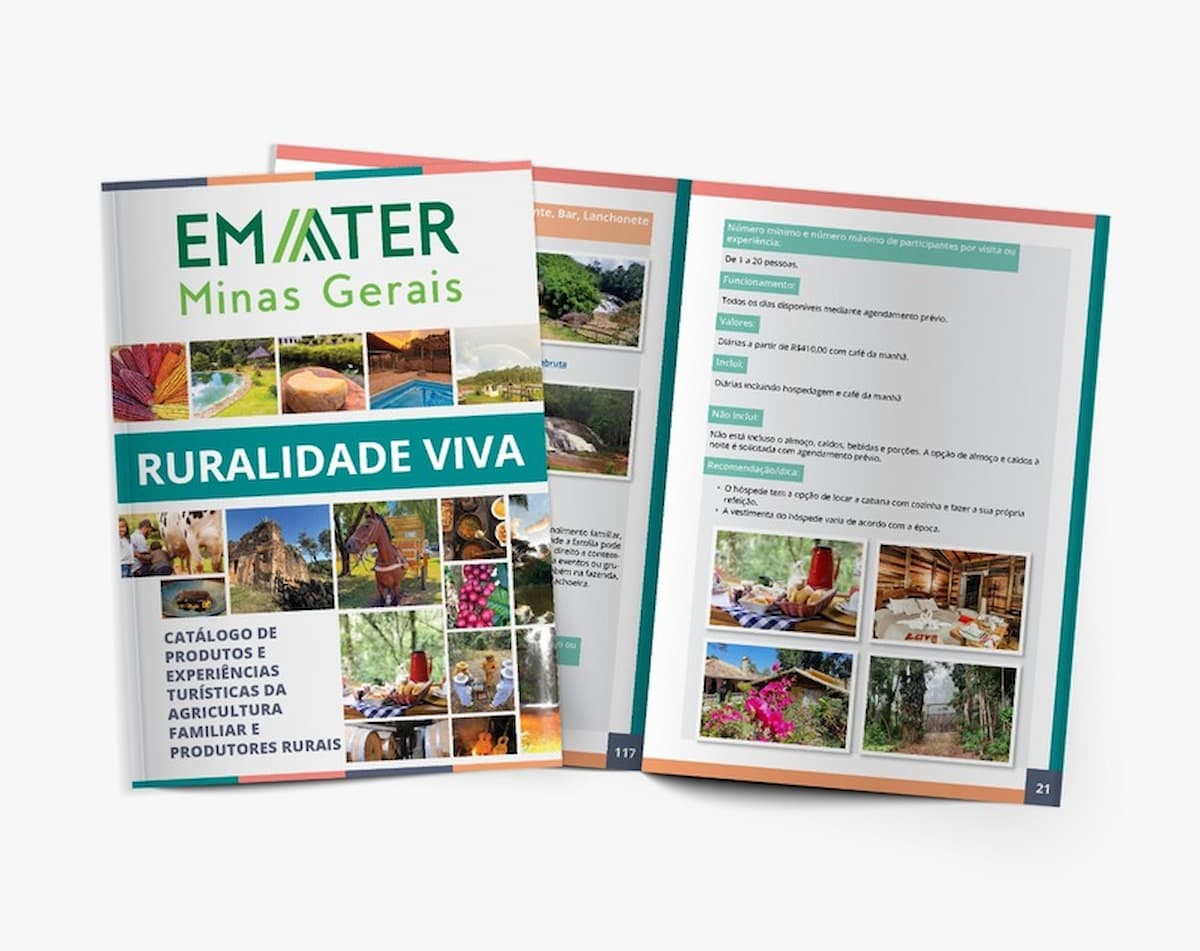Emater lança nova edição de catálogo de experiências turísticas no meio rural em Minas