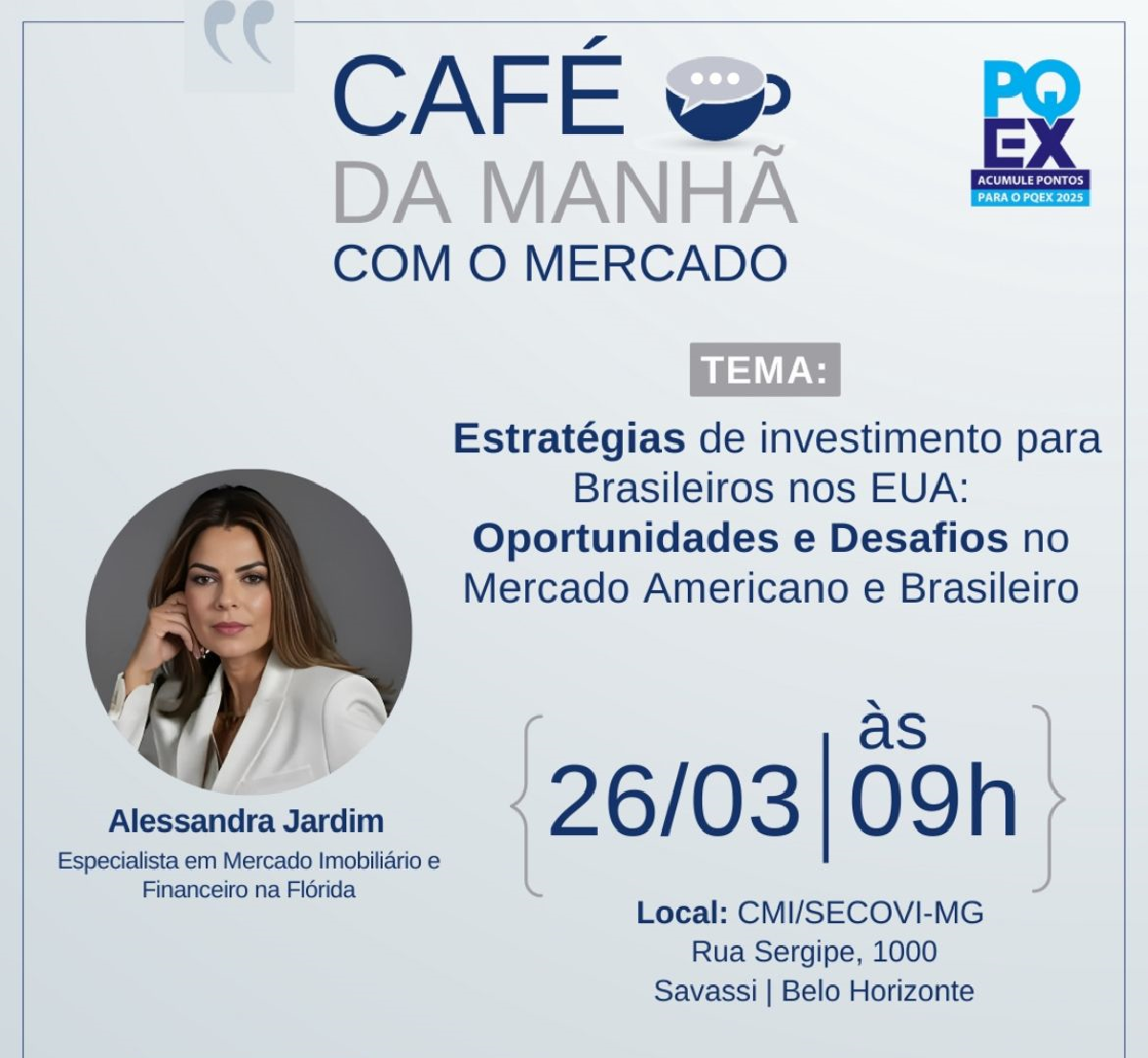 Café da Manhã com o Mercado