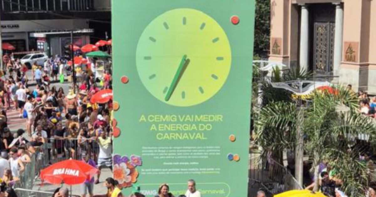 Energia gerada pelos foliões em BH seria suficiente para abastecer cerca de 10 mil casas por um mês 