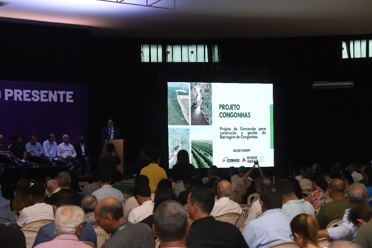 Em Montes Claros, vice-governador acompanha apresentação do projeto Barragem de Congonhas