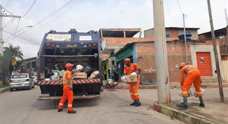 Limpeza Urbana coleta de lixo