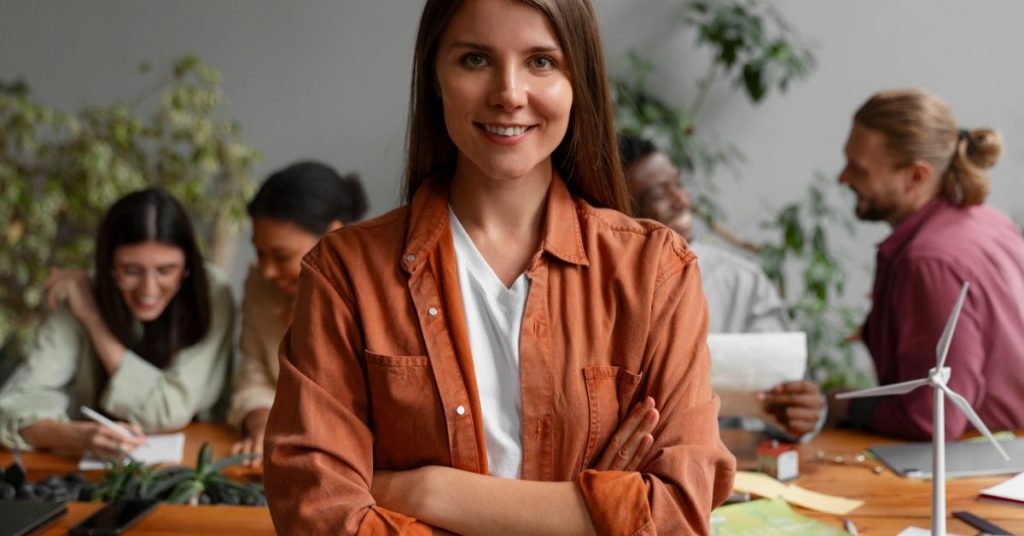 Mulher empreendedora.