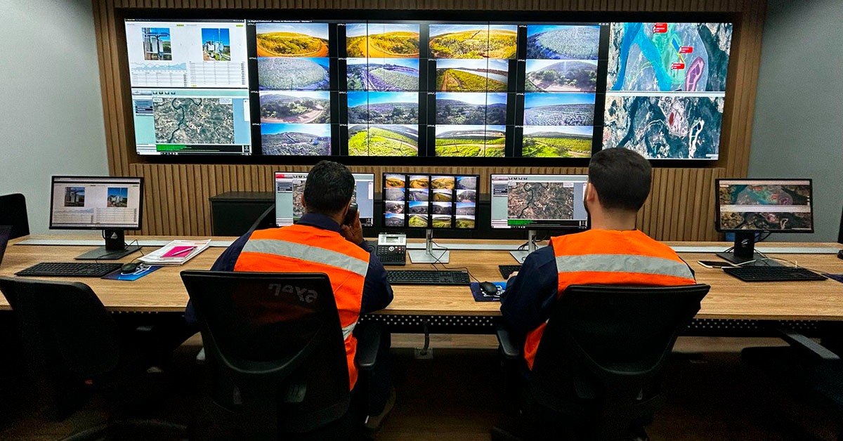 Nexa inaugura centro de monitoramento de barragens em tempo real
