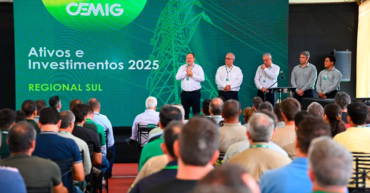 Cemig investirá R$ 825 milhões no Sul e no Centro-Oeste de Minas Gerais