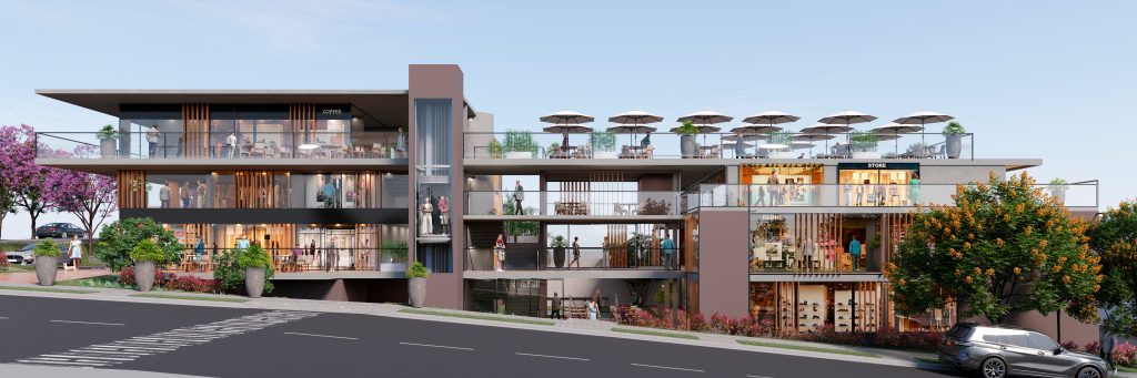 Projeto do novo Terrazzo Belvedere Mall em Belo Horizonte, Minas Gerais.