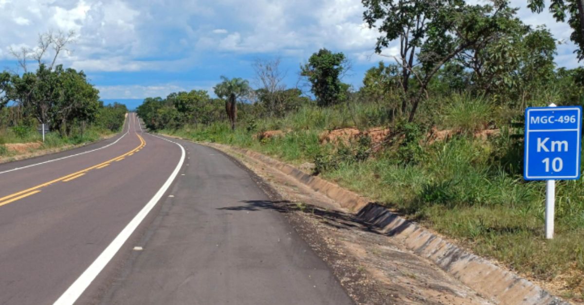 Estado finaliza a recuperação da rodovia que liga Corinto e Pirapora