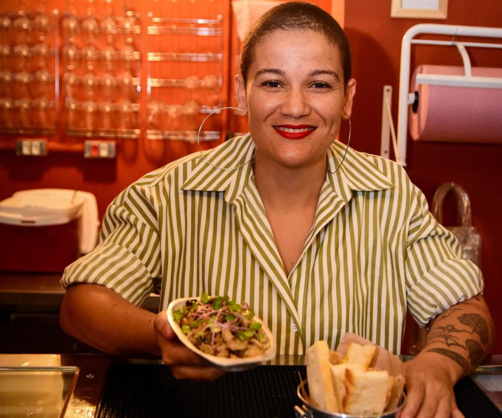 Aline Soares, proprietária do restaurante Judite