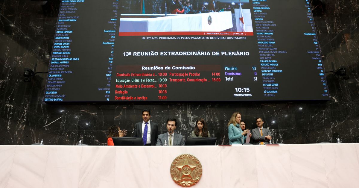 Adesão de Minas Gerais ao Propag é aprovada pela ALMG; veja o que acontece agora