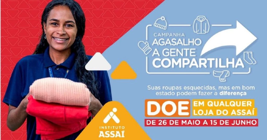 Campanha “Agasalho a Gente Compartilha” do Instituto Assaí.