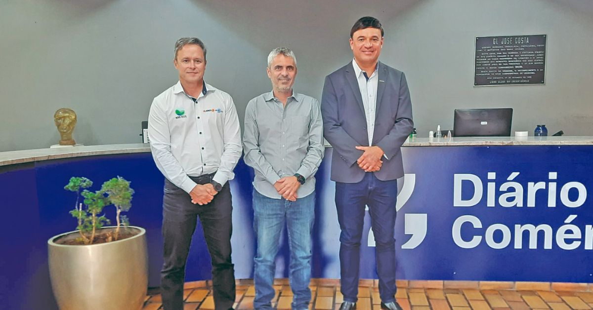 Diário do Comércio recebe representantes da Agência de Desenvolvimento Novo Oeste