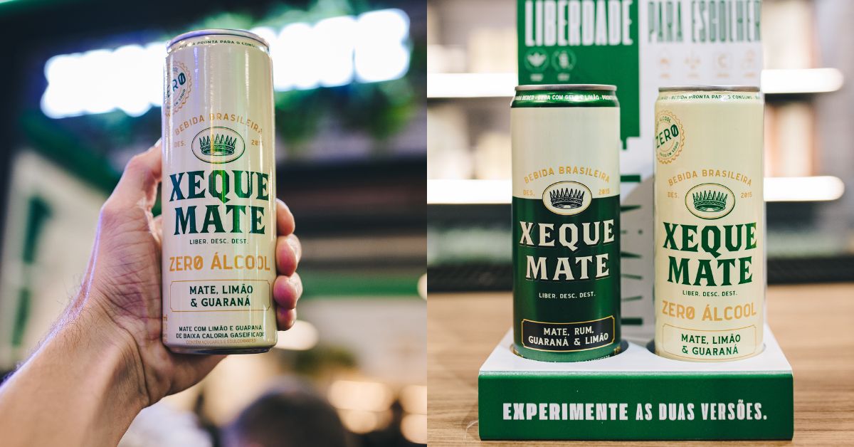 Xeque Mate lança versão zero álcool, que estará nas prateleiras a partir de junho