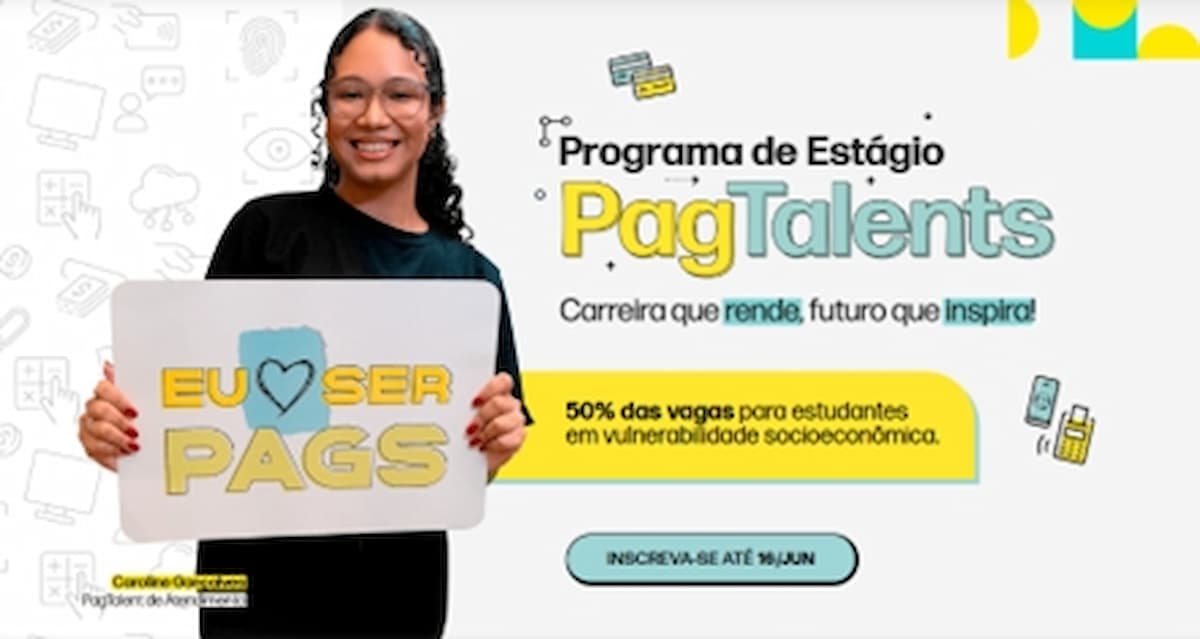 Programa de estágio do PagBank abre novas vagas