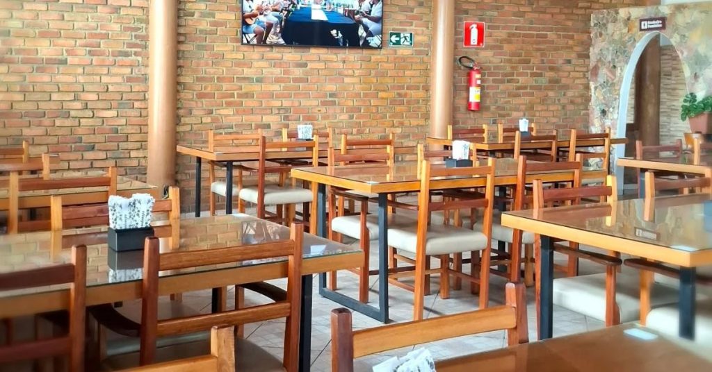 Interior da churrascaria Gonzaga's Grill