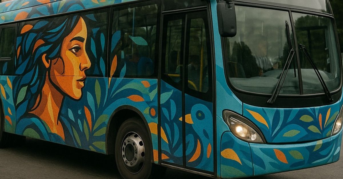 RMBH recebe intervenção de arte urbana em ônibus; veja locais e horários