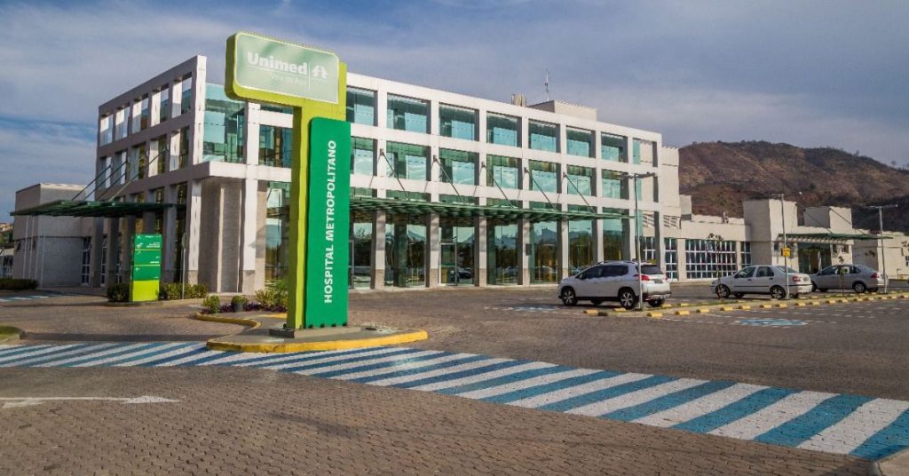 Hospital Metropolitano da Unimed Vale do Aço, em Coronel Fabriciano, Minas Gerais.