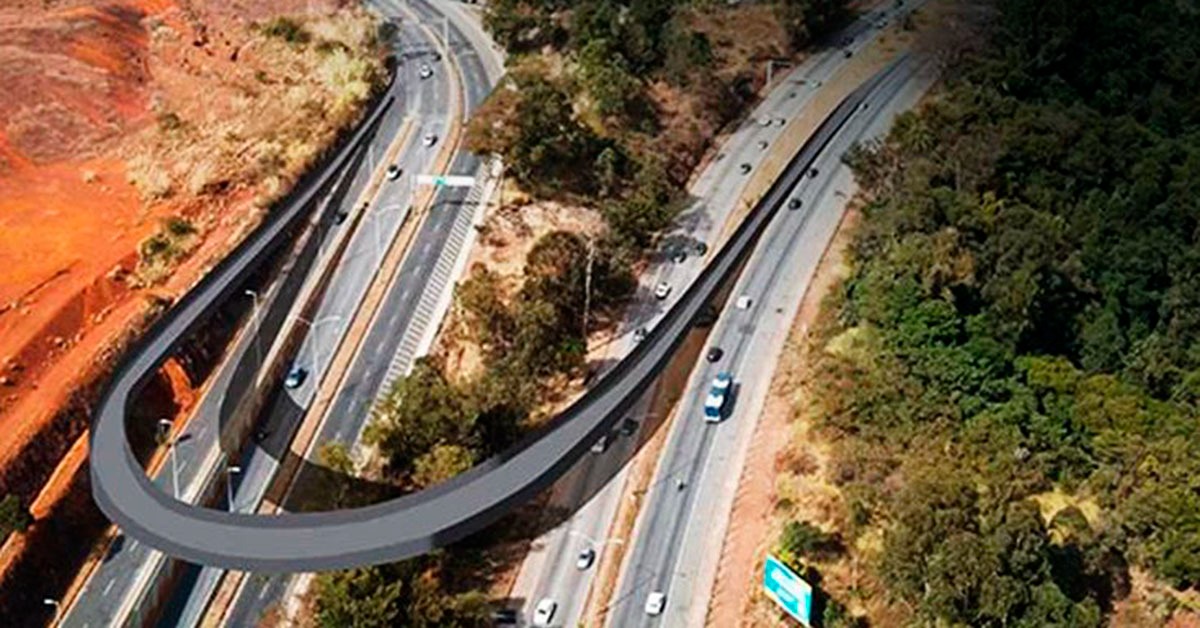 Obras do ‘viaduto ferradura’ em Nova Lima têm nova previsão; veja qual é 