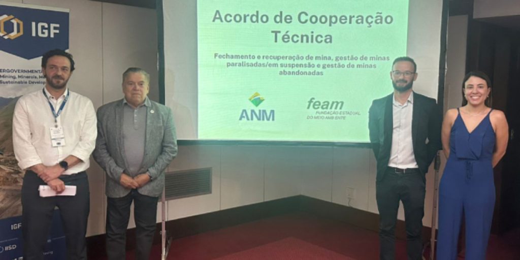 Fundação Estadual do Meio Ambiente firma acordo inédito com a ANM focado no fechamento de minas