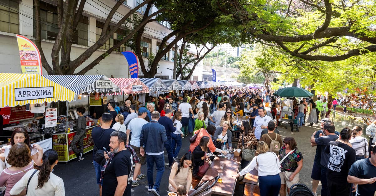 Feirinha Aproxima ocupa Palácio da Liberdade e Casa Fiat de Cultura com gastronomia e música