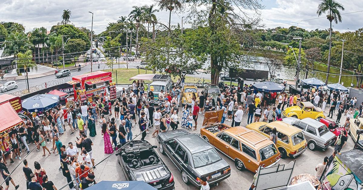 Encontro de carros antigos no Parque das Mangabeiras neste domingo (20)