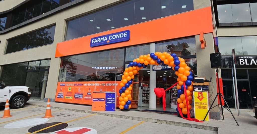 Loja da rede Farma Conde.