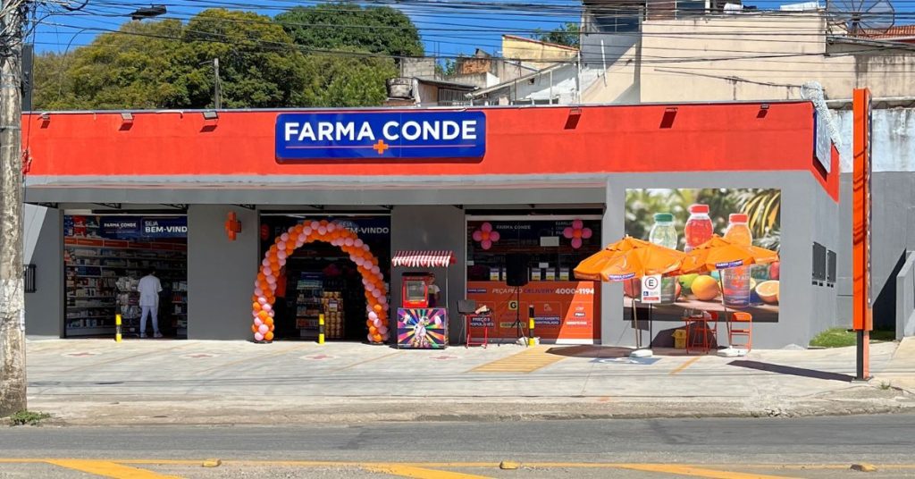 Loja da rede Farma Conde.