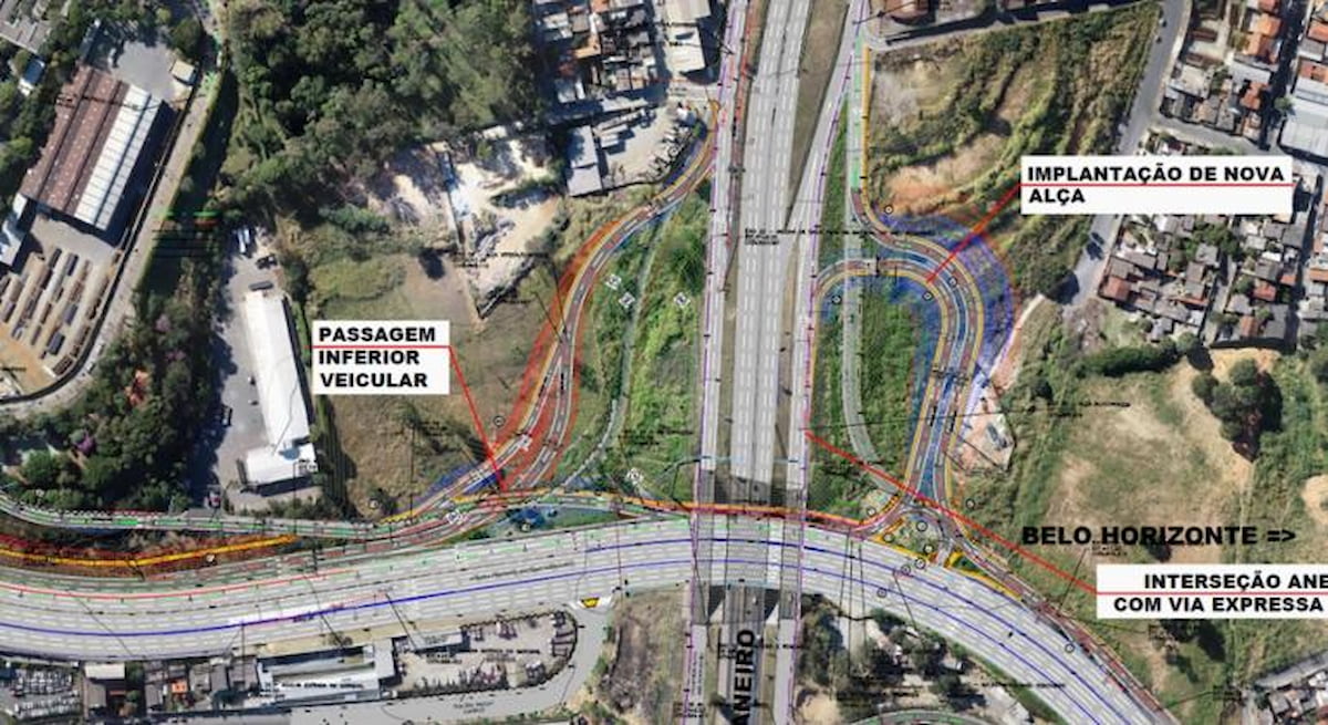 PBH abre licitação para obras no Anel Rodoviário com a Via Expressa