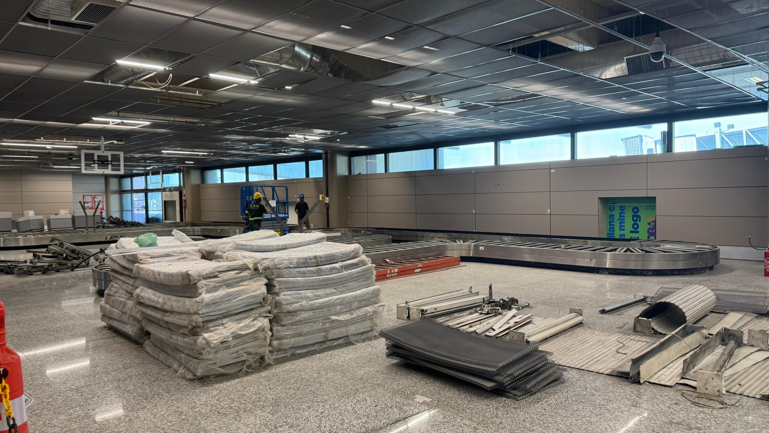 Obras no BH Airport