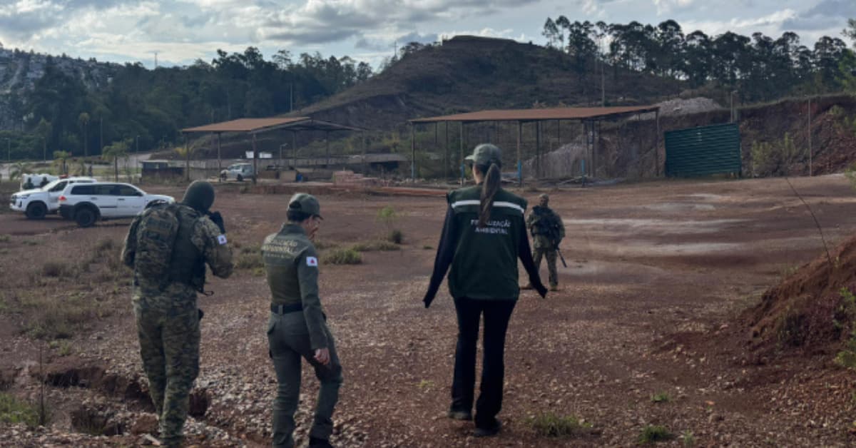 Minas realiza operação integrada de fiscalização em áreas de mineradoras
