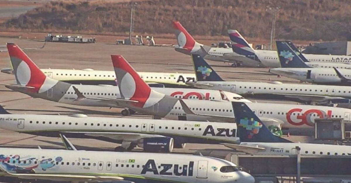 Brasil bate recorde de tráfego aéreo doméstico pelo 5º mês consecutivo