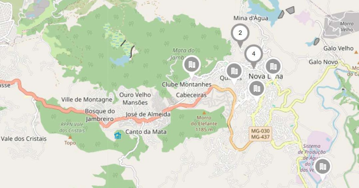 Mapa Cultural da Cidade de Nova Lima