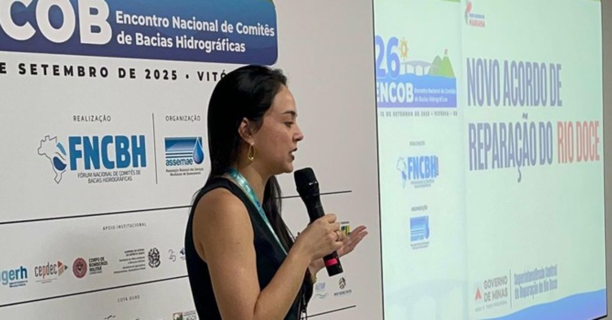 Governo de Minas apresenta andamento de ações do Novo Acordo de Mariana em Encontro Nacional de Bacias Hidrográficas 