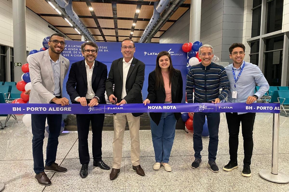 Latam inaugura voo direto entre Belo Horizonte e Porto Alegre